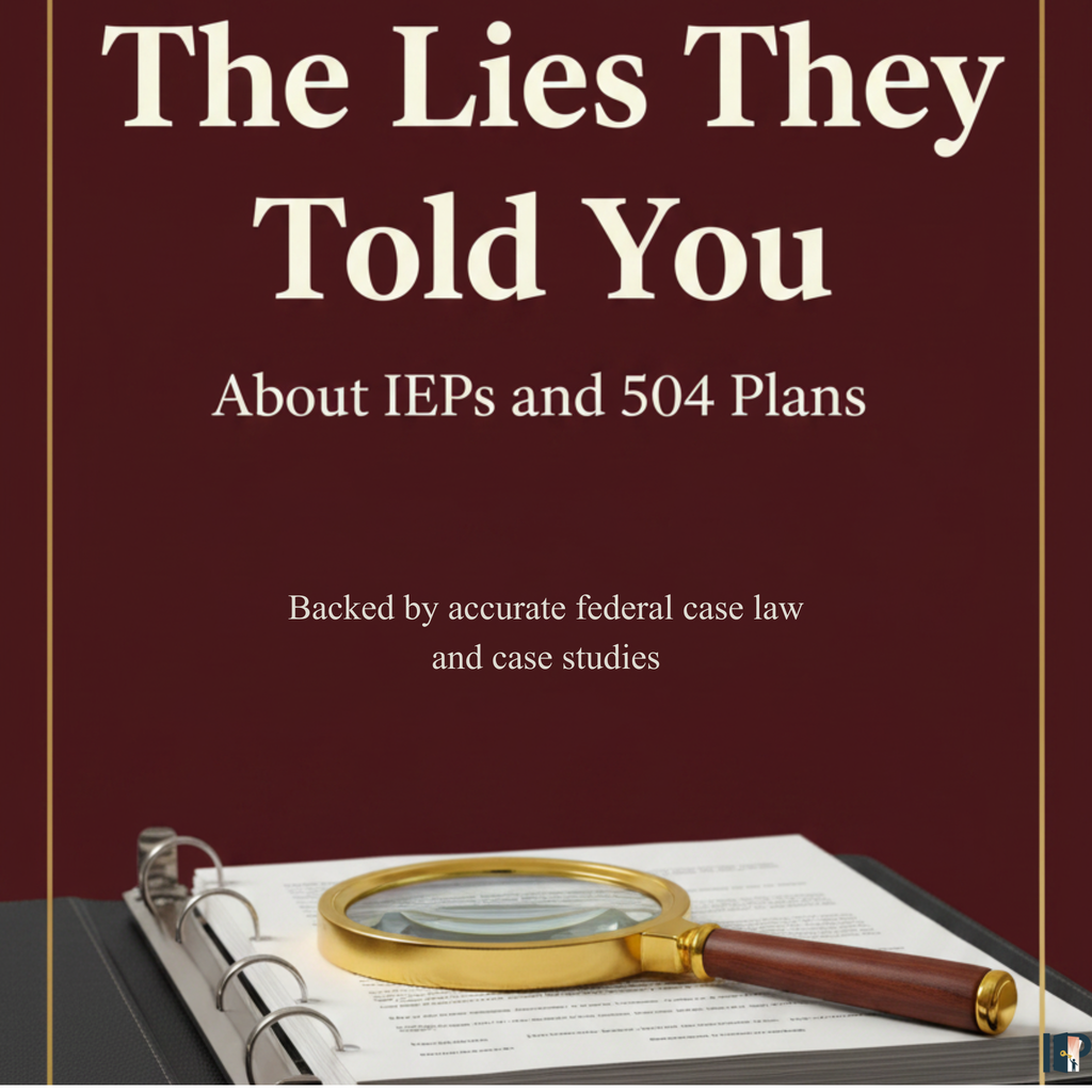 The Lies They Told You About IEPs and 504 Plans
